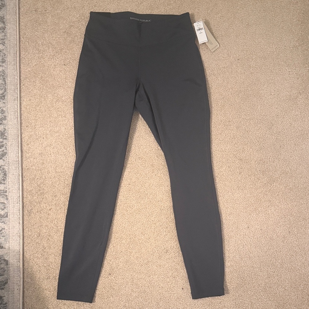 Banana Republic Black High-Rise Leggings